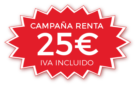 declaracion renta 25 euros